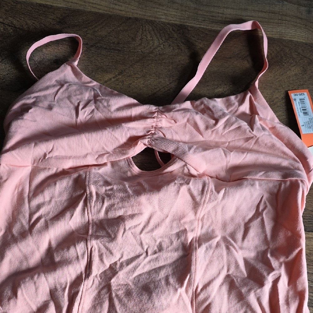 Colsie Pink Shapewear Bodysuit - Picture 2 of 4